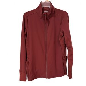 Duluth NōGA Classic Rust Jacket S | Stretch Knit Zip-Up | Style 30799 KCC